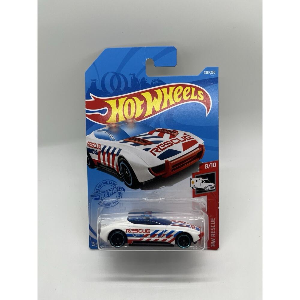 Hot Wheels HW Rescue 8/10 Alpha Pursuit 238/250 White
